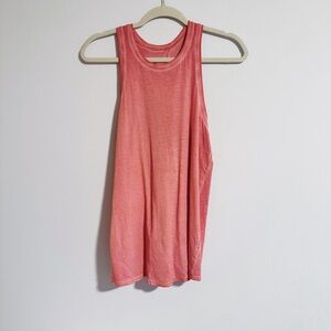 Lululemon - Coral Acid Wash All Tied Up Tank